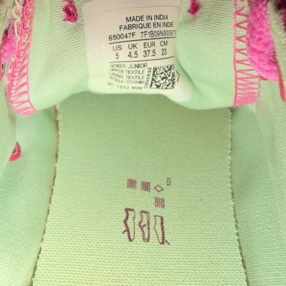 Converse All Star Pink Low Top Sneakers 🩷Size 5 Youth 🩷 7 Women - Picture 9 of 10